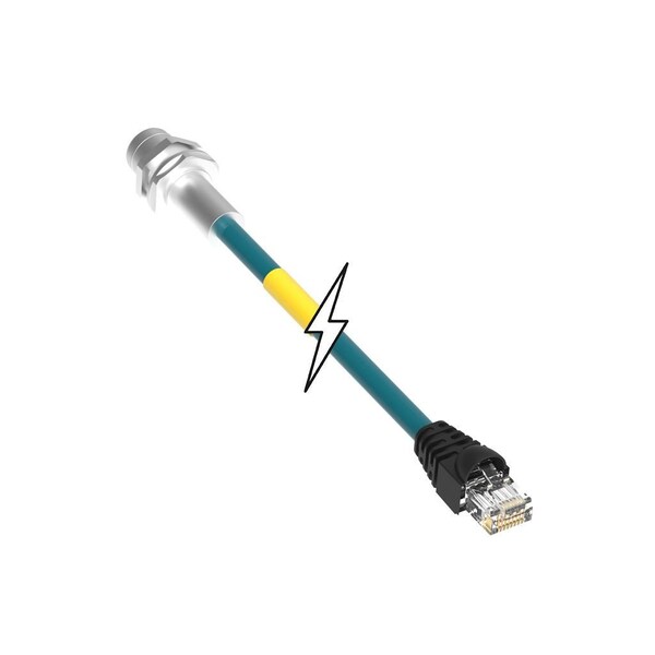 Molex M12-4P-FE.REC/RJ45-M-1.0M-PVC 1300545003 - main
